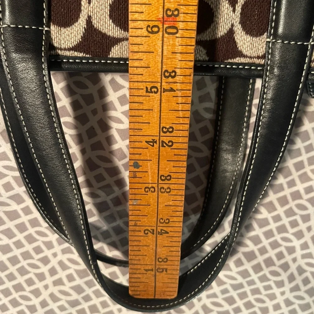 Coach Brown and Cream Shoulder Bag - Picture 16 of 16